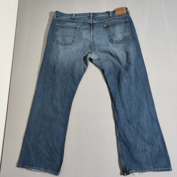 Signature by Levi Strauss jeans men's size W44/L32 denim blue colour bootcut - Picture 3 of 15